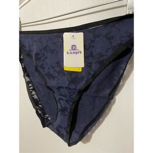 B.tempt'd Wacoal Women's M Shadow Scene High-Leg Undrwear 941268 - Mood Indigo
